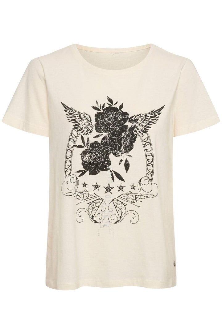 T-shirt Rinne Femme - Hauts - T-shirt Cream